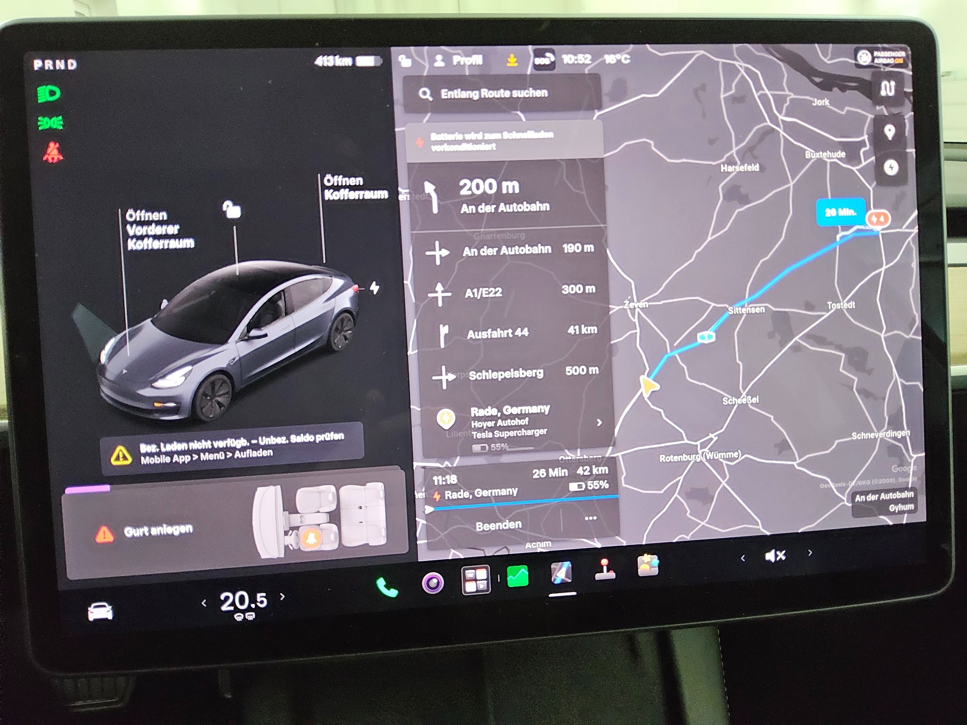 Tesla Model 3 Long Range AWD Navi LED Pano Leder AHK 7