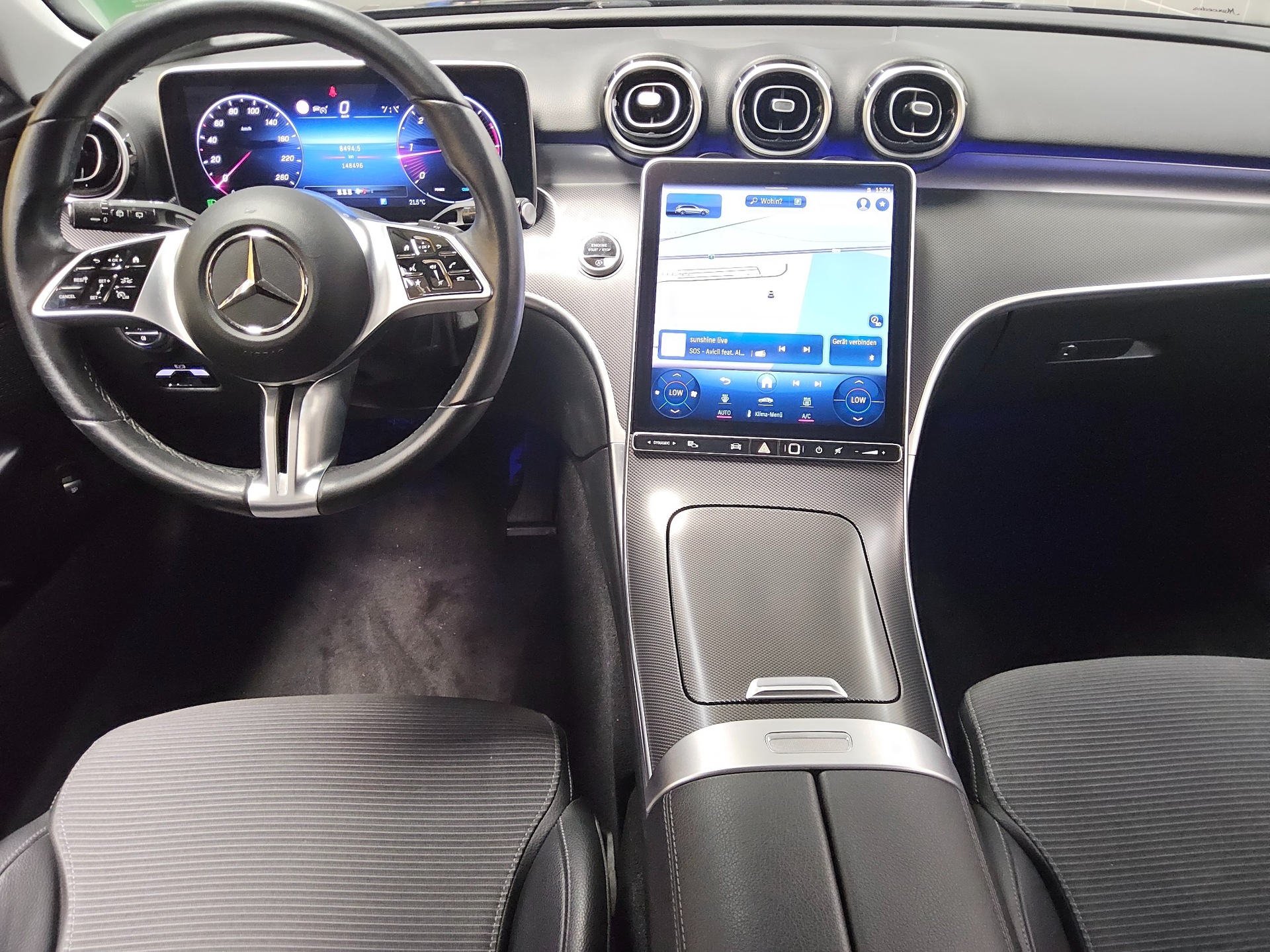Mercedes-Benz C 220 T d Avantgarde T-Leder Navi LED RfK AHK 5