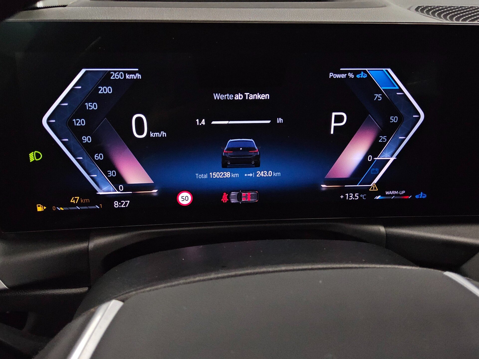 BMW 320dA Touring xDr T-Leder Navi LED Curved HuD 8
