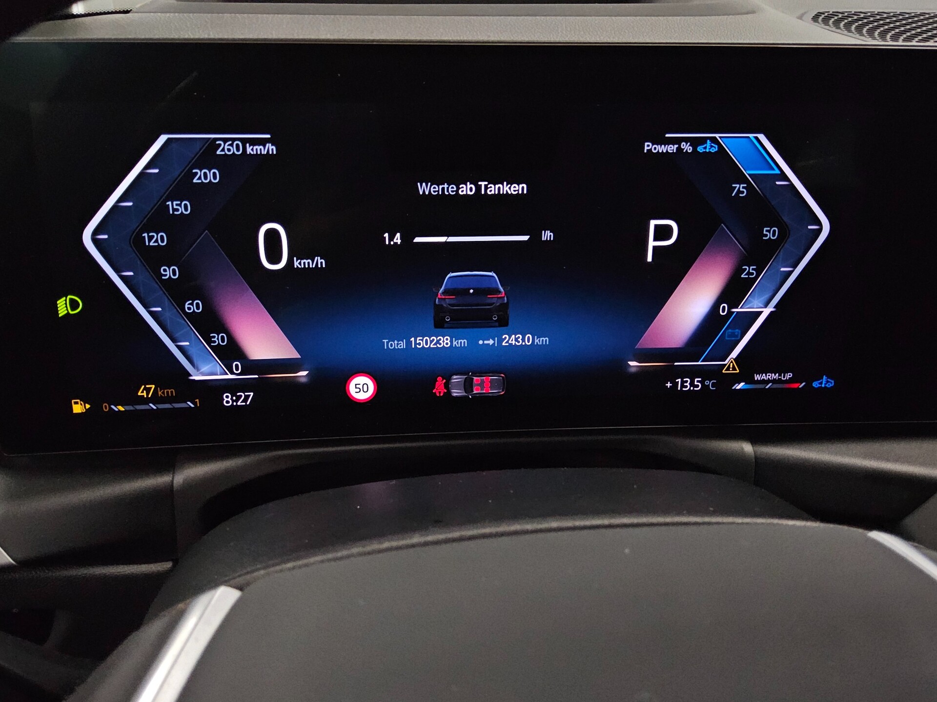 BMW 320dA Touring xDr T-Leder Navi LED Curved HuD 8