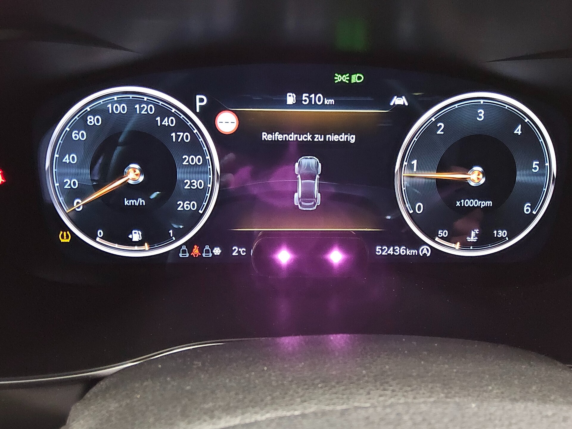 Genesis G70 Leder Navi LED 360° Kamera ACC PDC Shz 8