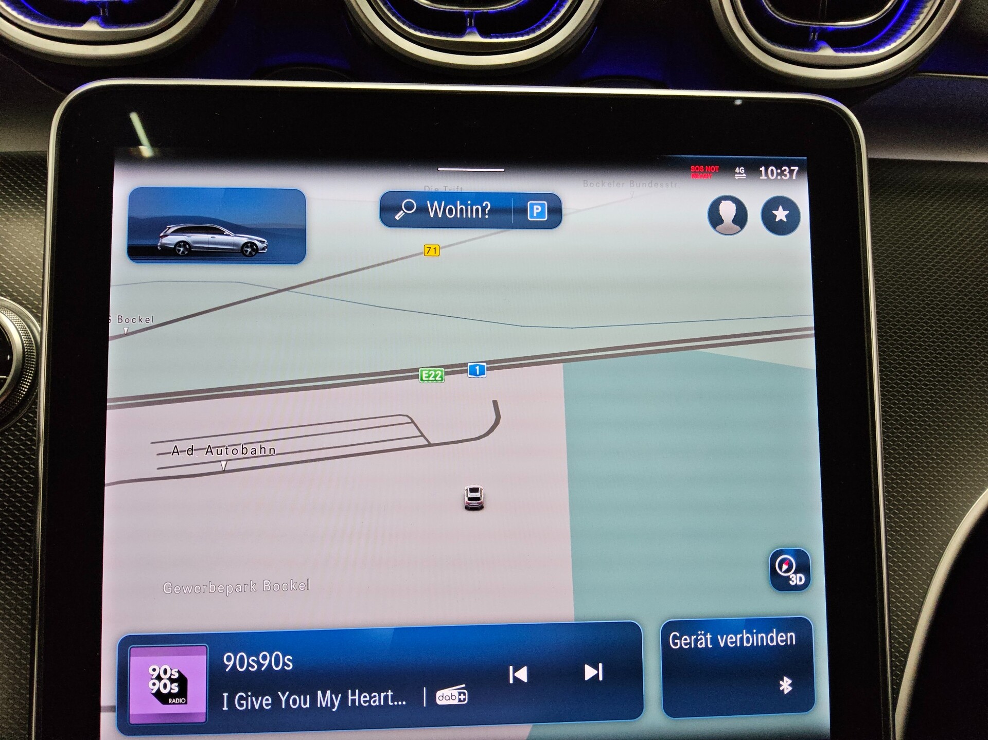 Mercedes-Benz C 200 T d Avantgarde Navi LED MBUX RfK Burmester 7