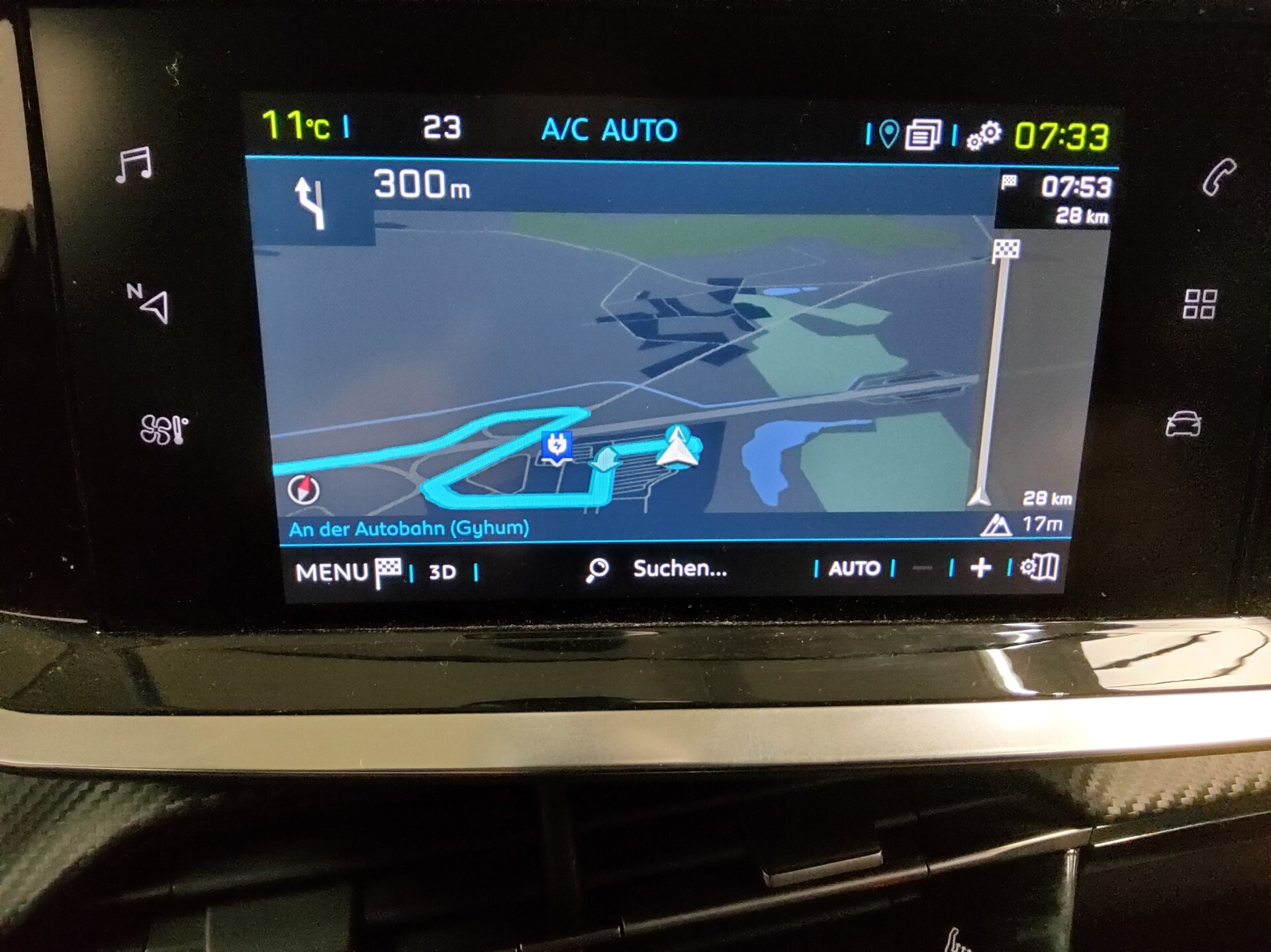 Peugeot 208 e-208 Allure T-Leder Navi LED Shz PDC USB 7