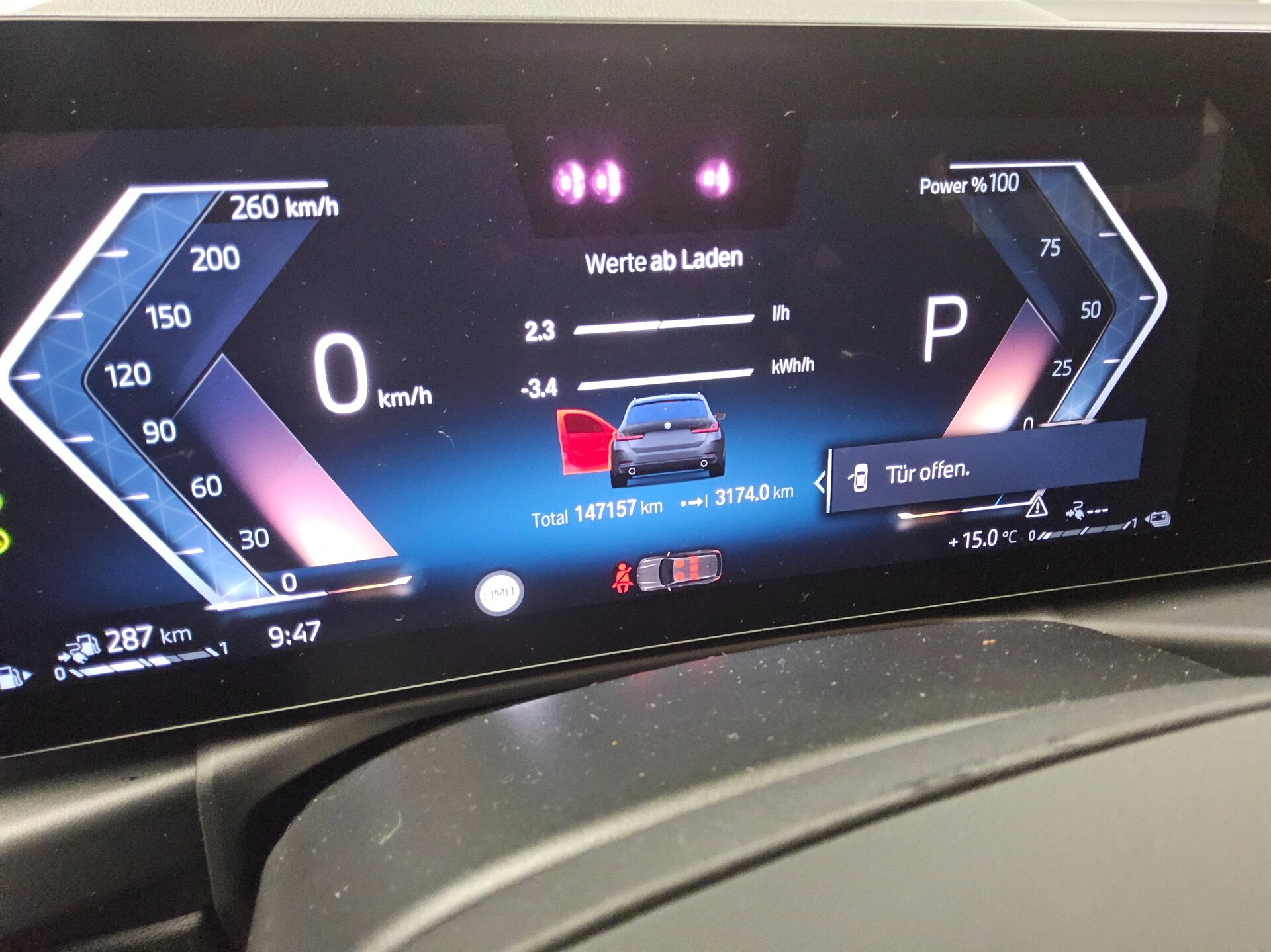 BMW 330e Touring T-Leder Navi LED Curved AHK DA Pro 10