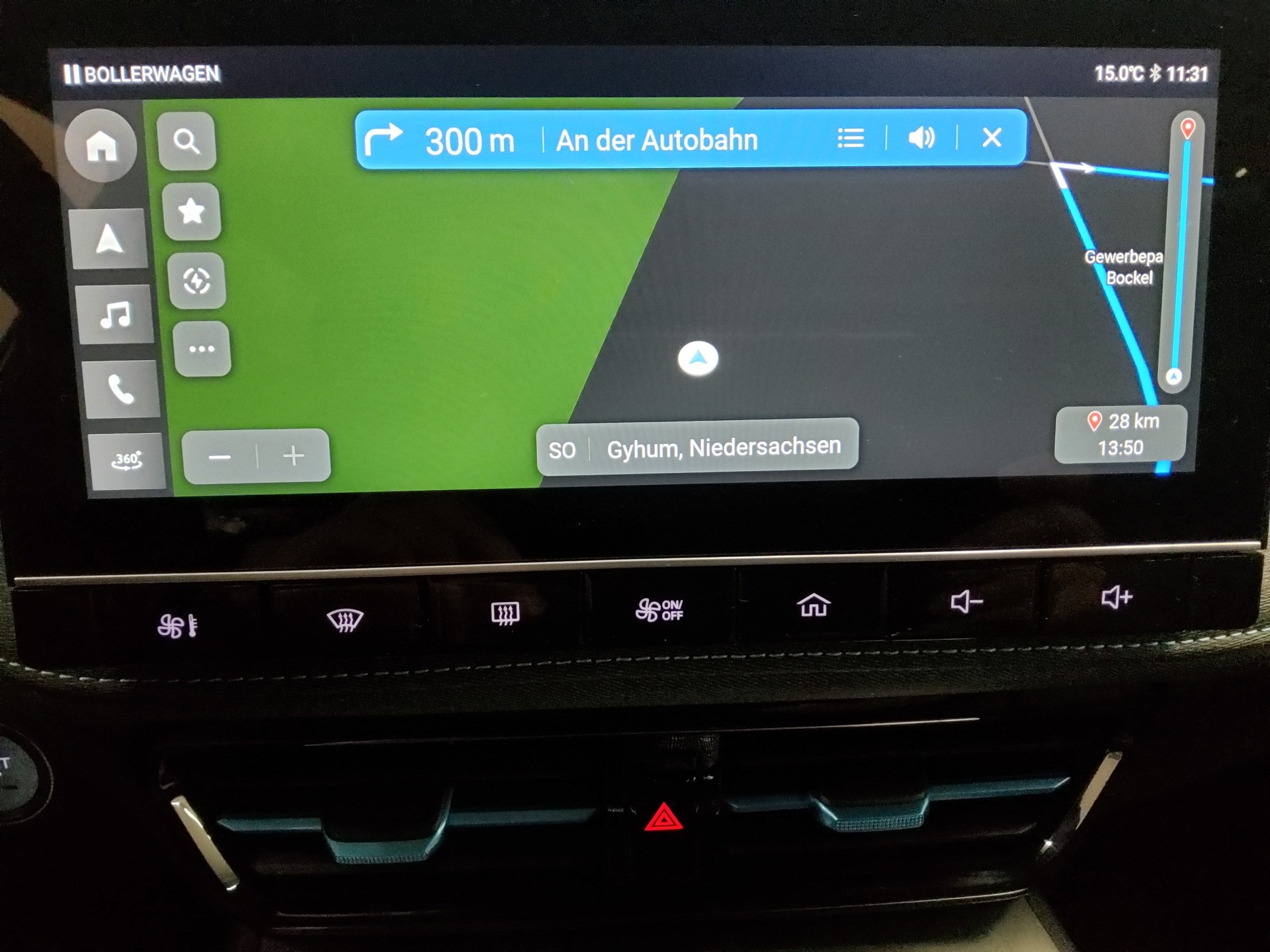 MG MG5 T-Leder Navi LED Shz 360° Shz 7