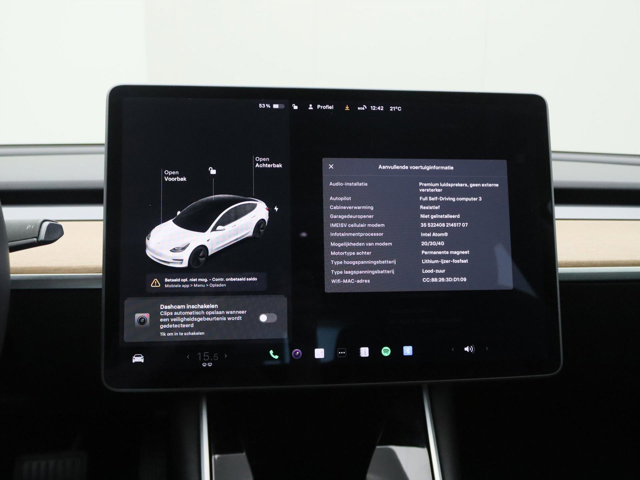 Tesla Model 3 Standard RWD Plus 89% SoH [ LFP ACCU+AUTOPILOT+60 kWh+PREMIUM AUDIO ] 27