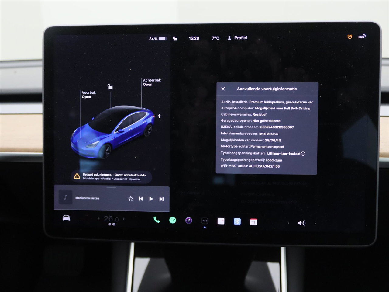 Tesla Model 3 Standard RWD Plus 89% SoH [ LFP-ACCU+AUTOPILOT+60 kWh+PREMIUM AUDIO ] 30