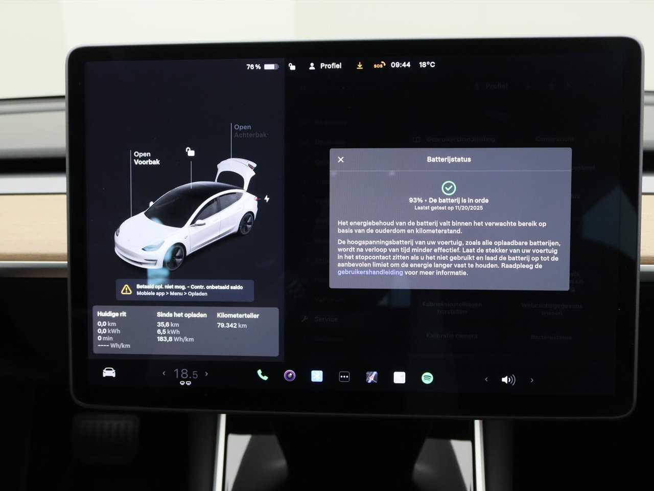 Tesla Model 3 Standard RWD Plus 94% SoH [ LFP-ACCU+AUTOPILOT+60 kWh+PREMIUM AUDIO ] 29