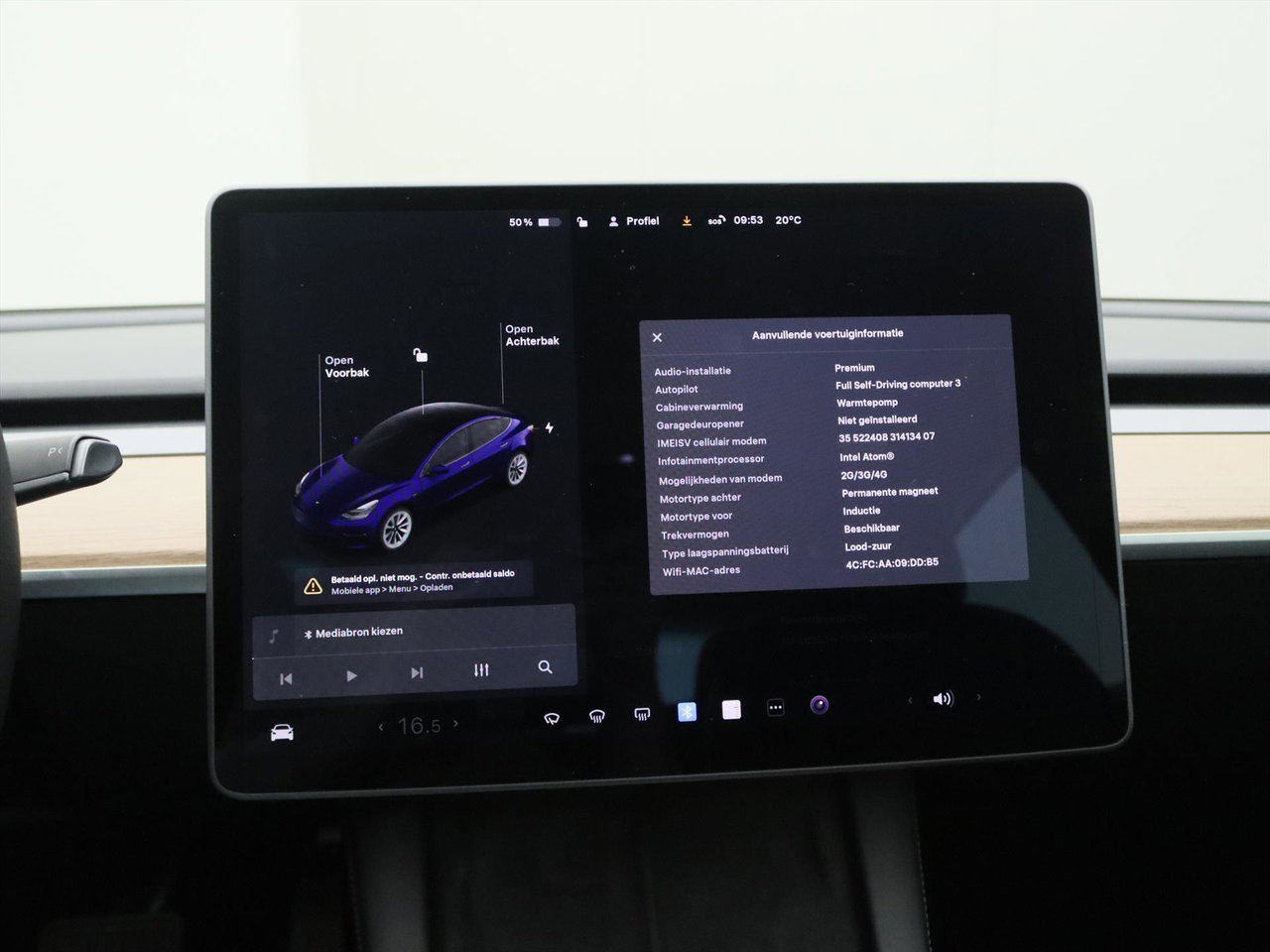 Tesla Model 3 Long-Range AWD 351pk 75 kWh FACELIFT 87% SoH [ TREKHAAK+WARMTEPOMP+AUTOPILOT+620KM WLTP+PREMIUM AUDIO ] 27