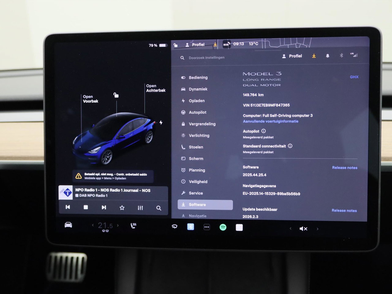 Tesla Model 3 Long-Range AWD 351pk 75 kWh FACELIFT [ WARMTEPOMP+AUTOPILOT+620KM WLTP+PREMIUM AUDIO ] 30