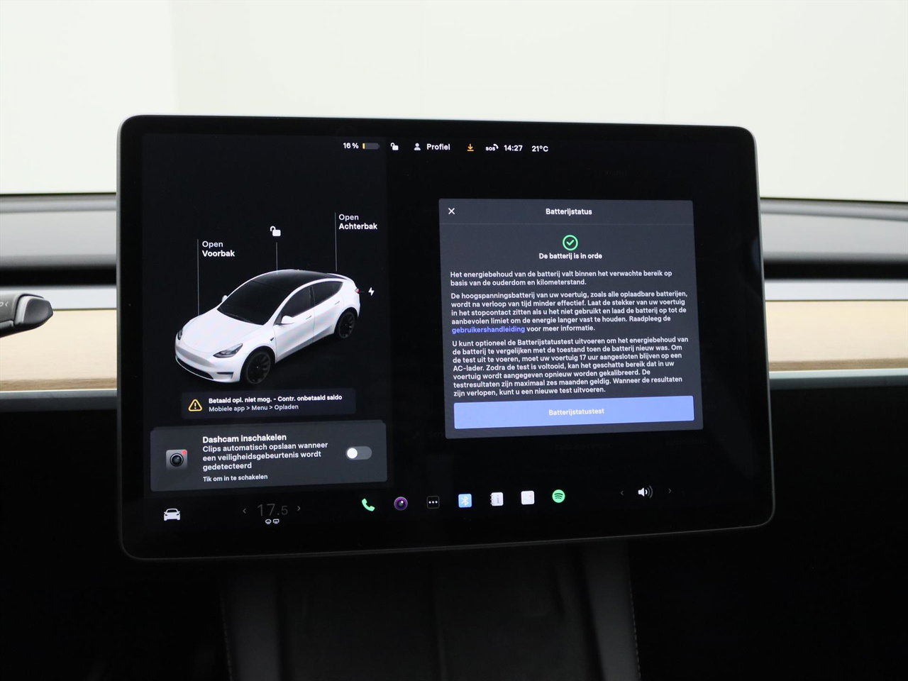 Tesla Model Y Long Range AWD 351pk [ AUTOPILOT+19 INCH+PREMIUM AUDIO ] 27