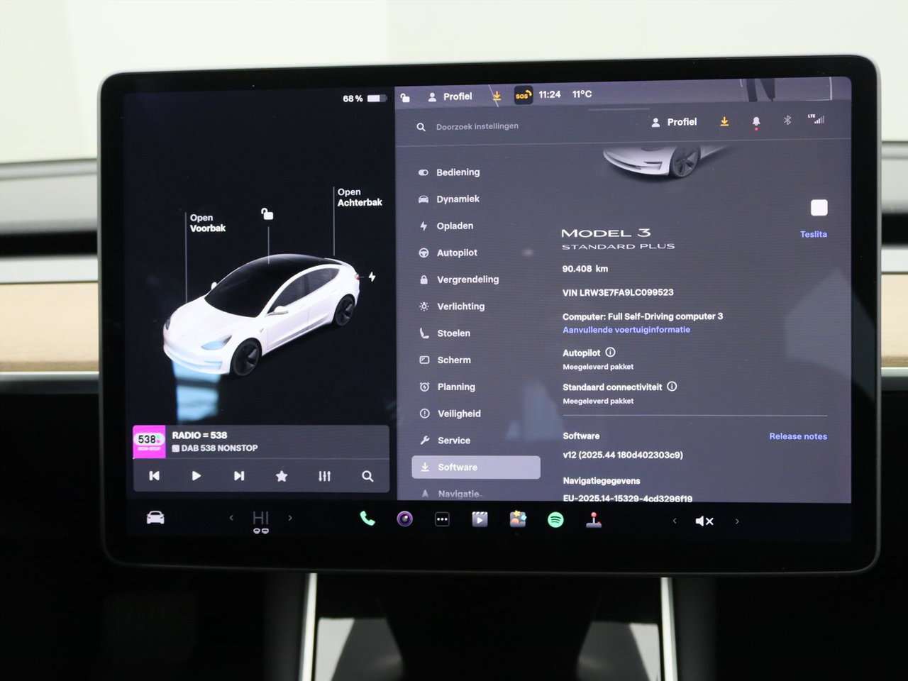 Tesla Model 3 Standard RWD Plus [ TREKHAAK+LFP-ACCU+AUTOPILOT+60 kWh+PREMIUM AUDIO ] 30