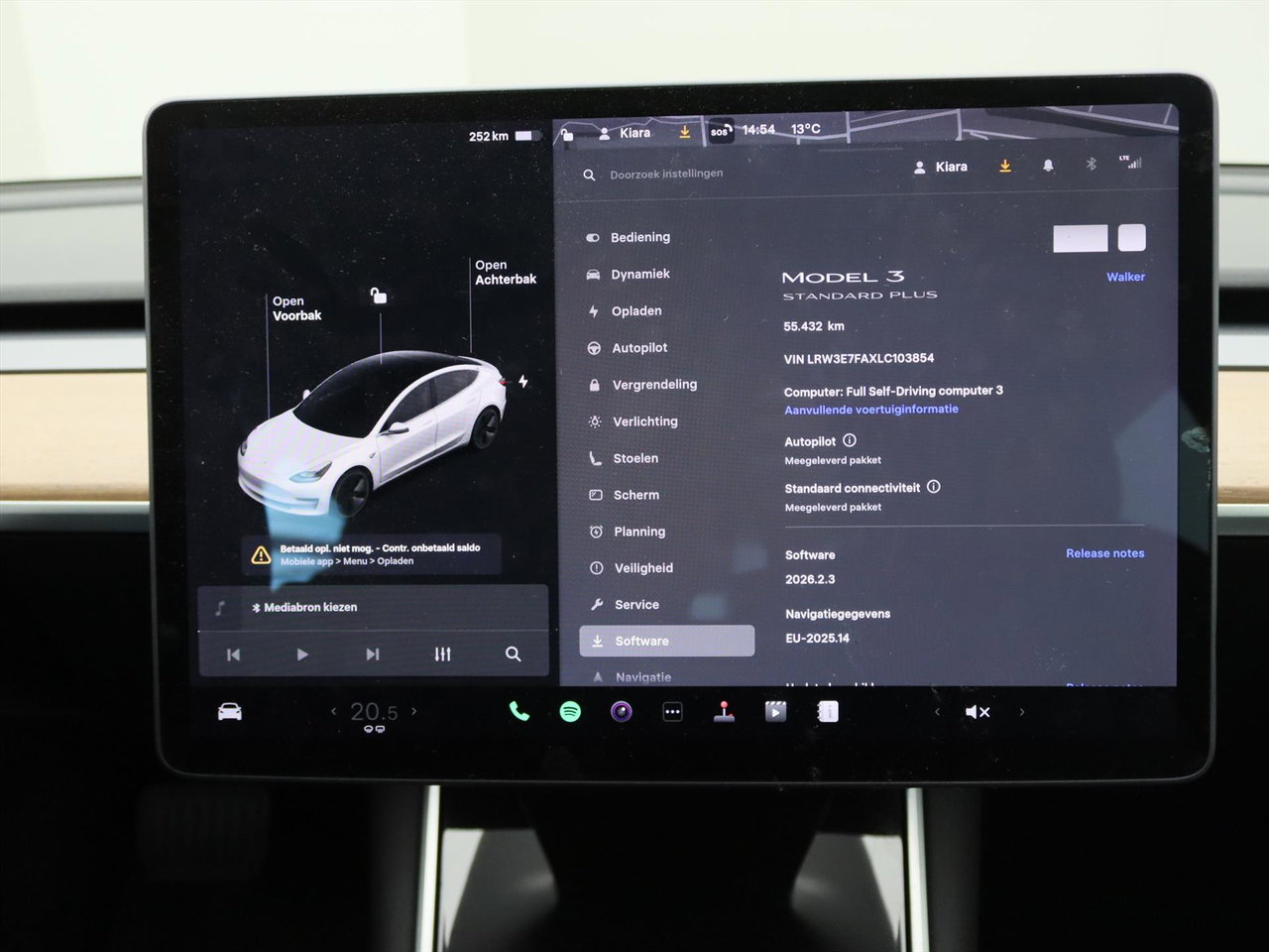 Tesla Model 3 Standard RWD Plus [ LFP-ACCU+AUTOPILOT+60 kWh+PREMIUM AUDIO ] 29