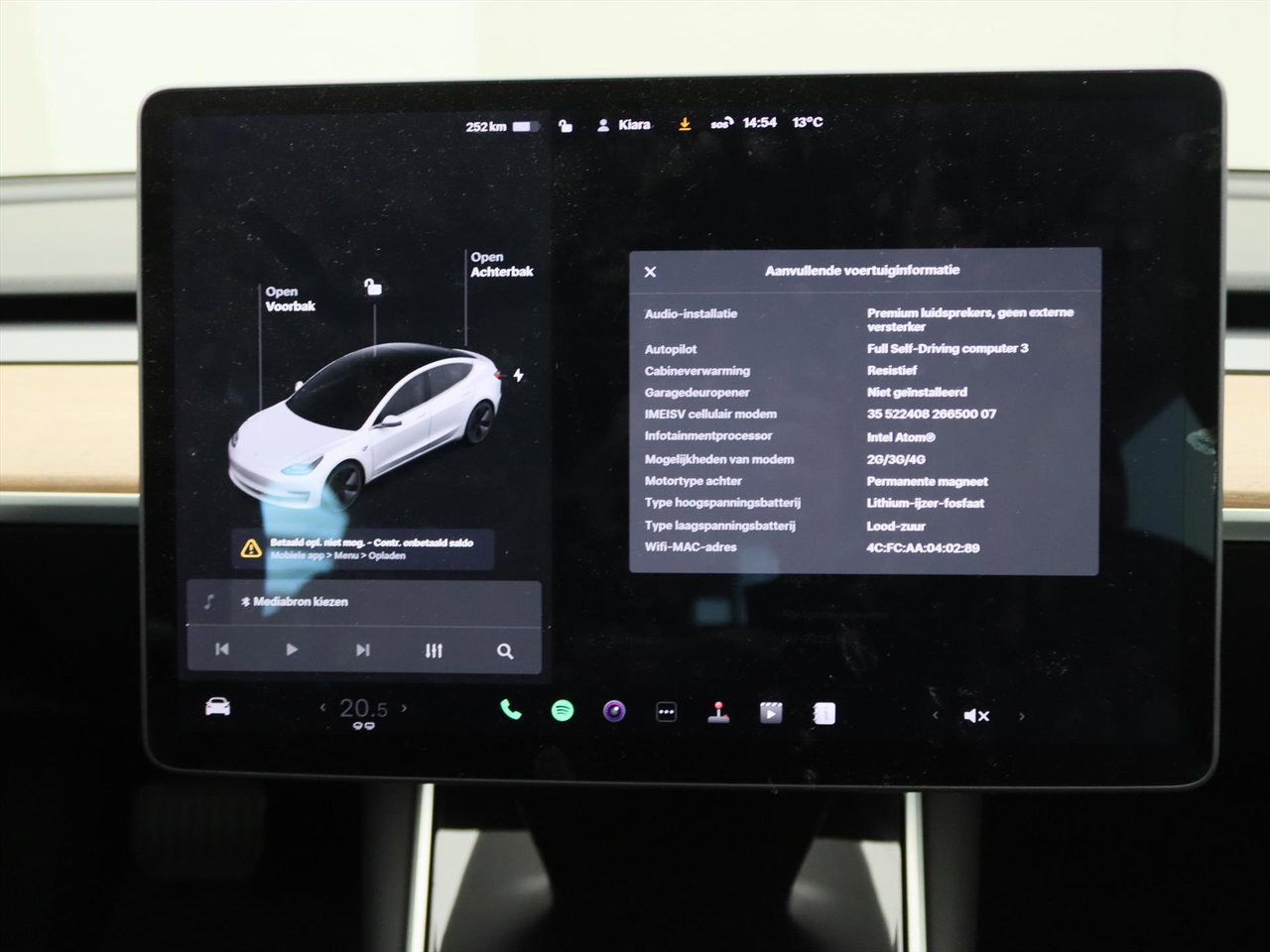 Tesla Model 3 Standard RWD Plus [ LFP-ACCU+AUTOPILOT+60 kWh+PREMIUM AUDIO ] 30
