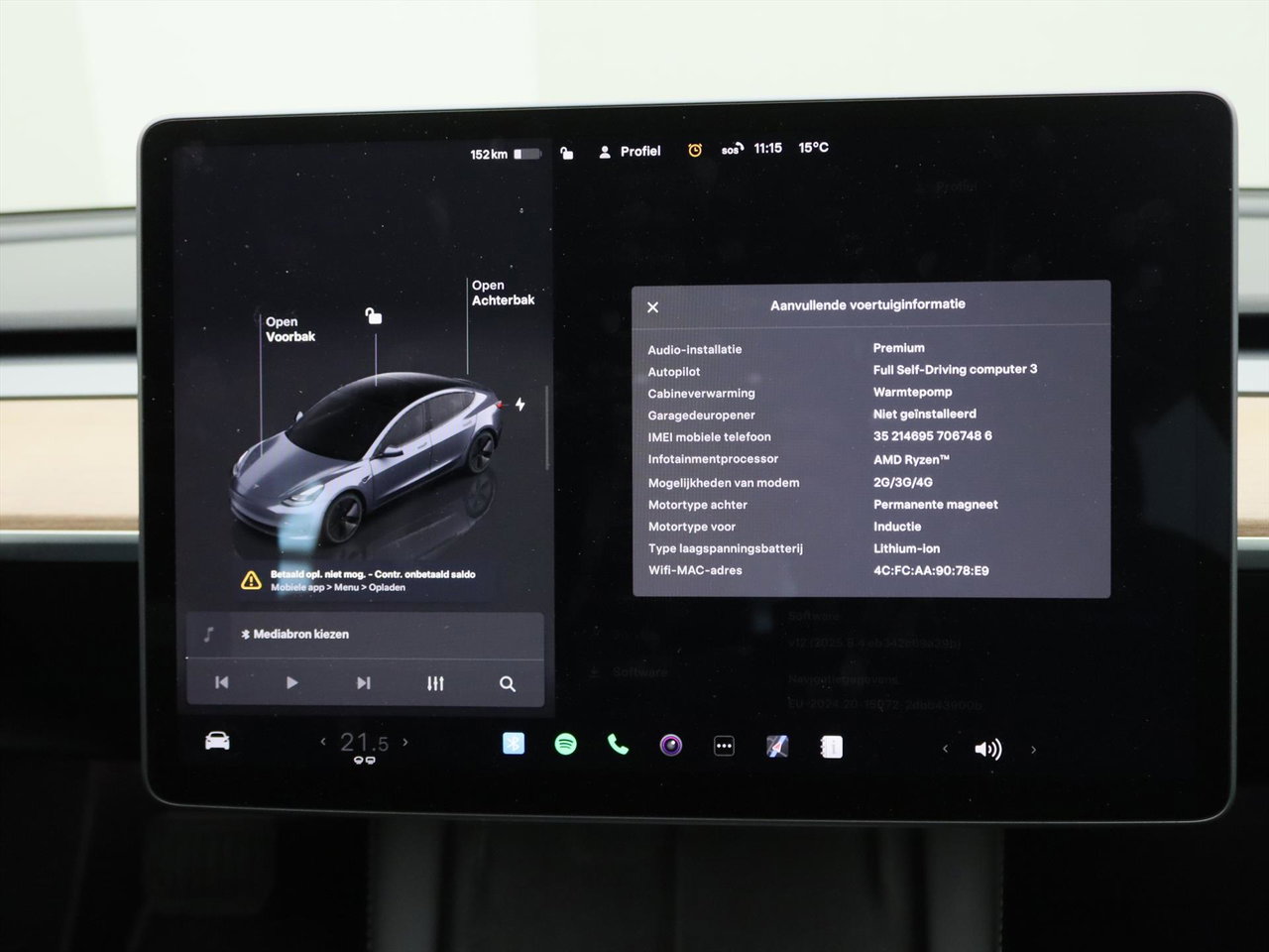 Tesla Model 3 Long-Range AWD 351pk 75 kWh 90% SoH UPGRADE [ RYZEN AMD+WARMTEPOMP+AUTOPILOT+PREMIUM AUDIO ] 26