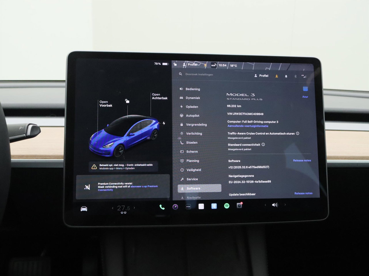 Tesla Model 3 Standard RWD Plus FACELIFT 95% SoH [ LFP-ACCU+WARMTEPOMP+AUTOPILOT+60 kWh+PREMIUM AUDIO ] 28