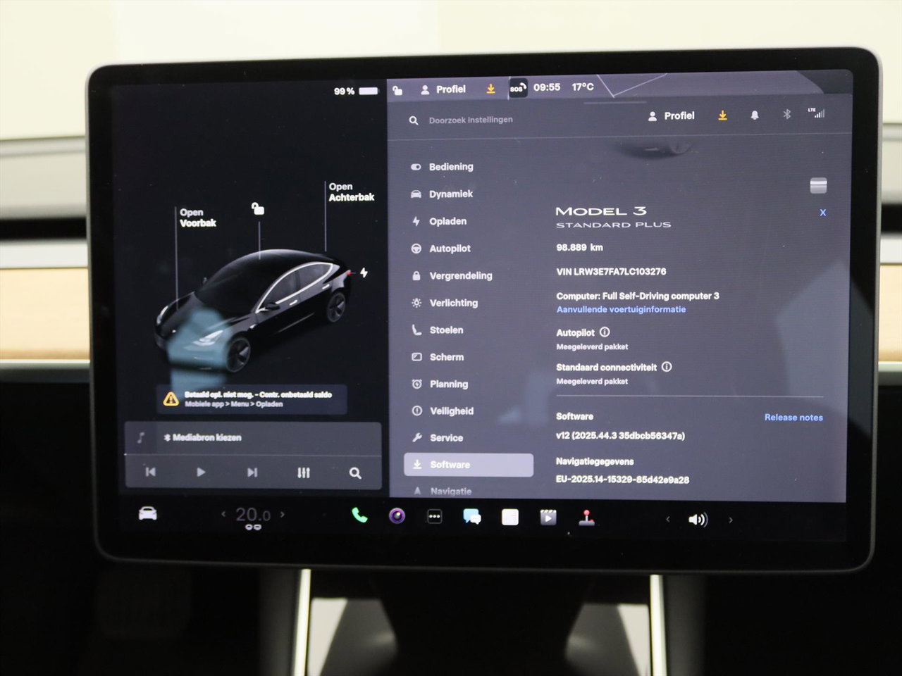 Tesla Model 3 Standard RWD Plus [ LFP-ACCU+AUTOPILOT+60 kWh+PREMIUM AUDIO ] 29