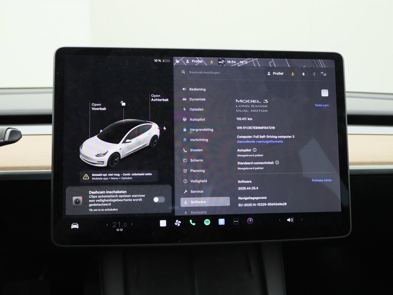 Tesla Model 3 Long-Range AWD 351pk 75 kWh FACELIFT [ TREKHAAK+WARMTEPOMP+AUTOPILOT+620KM WLTP+PREMIUM AUDIO ] 26