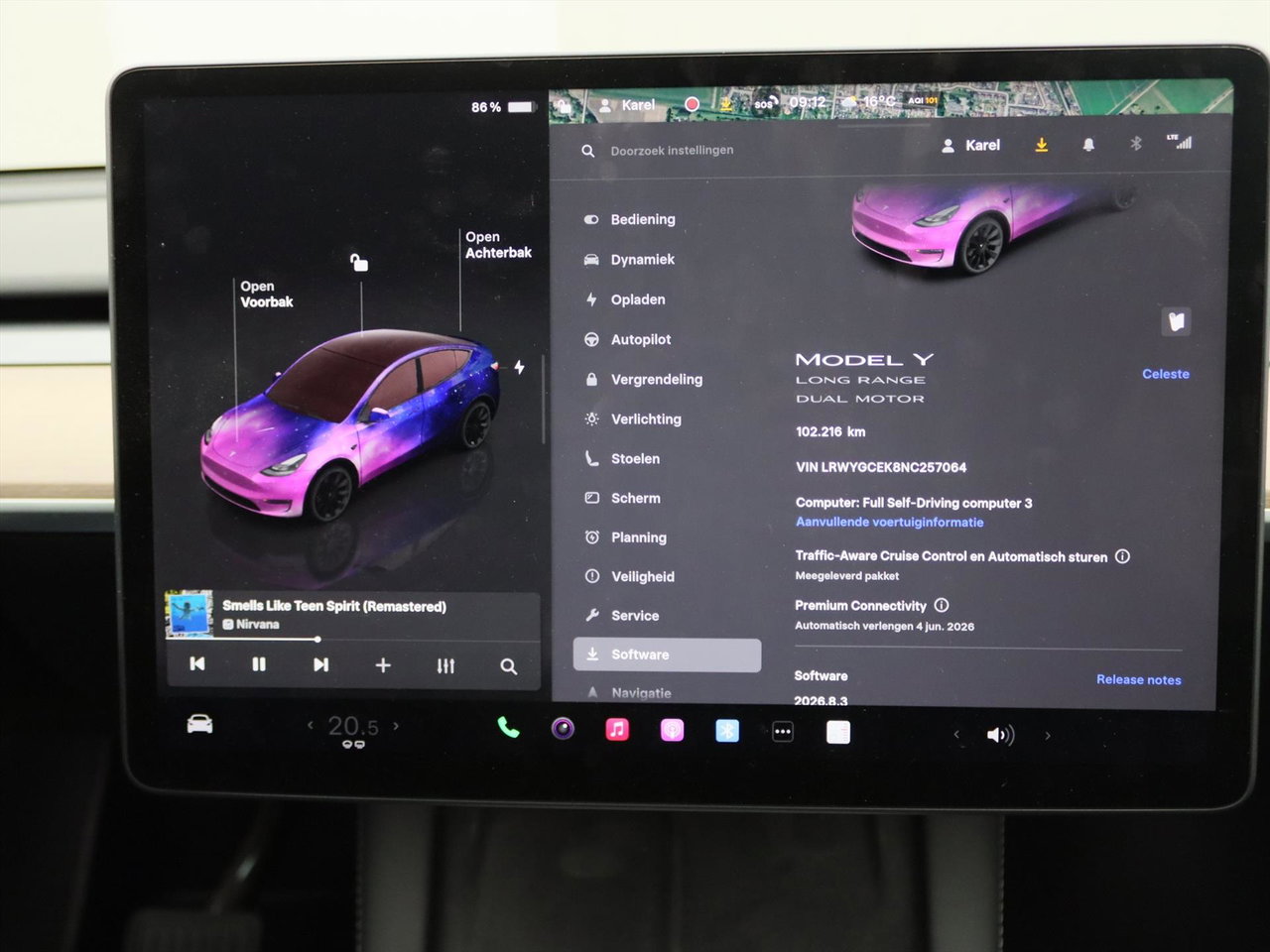 Tesla Model Y Long Range AWD 75kWh 351pk AMD RYZEN [AUTOPILOT+20 INCH+PREMIUM AUDIO ] 30