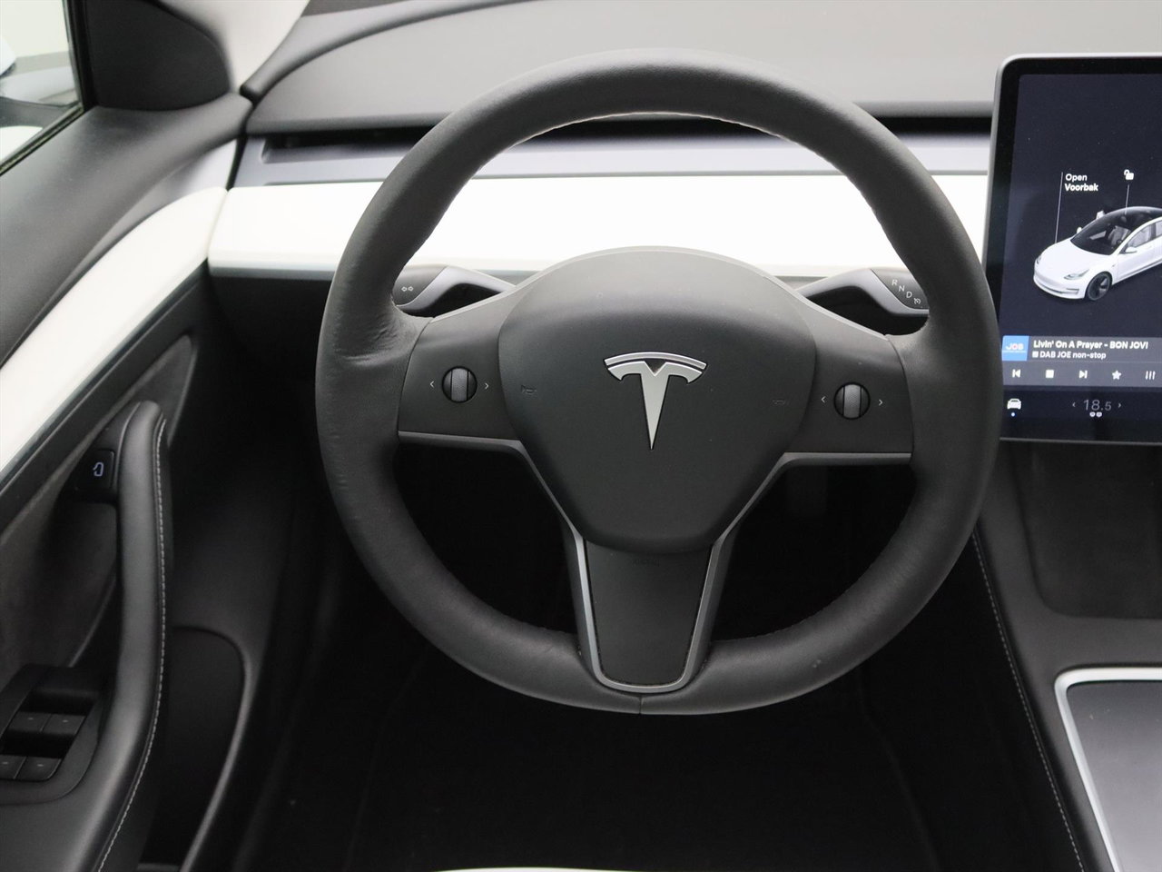 Tesla Model 3 Long-Range AWD 351pk 75 kWh 91.6% SoH FACELIFT [ WIT LEDER+WARMTEPOMP+AUTOPILOT ] 18