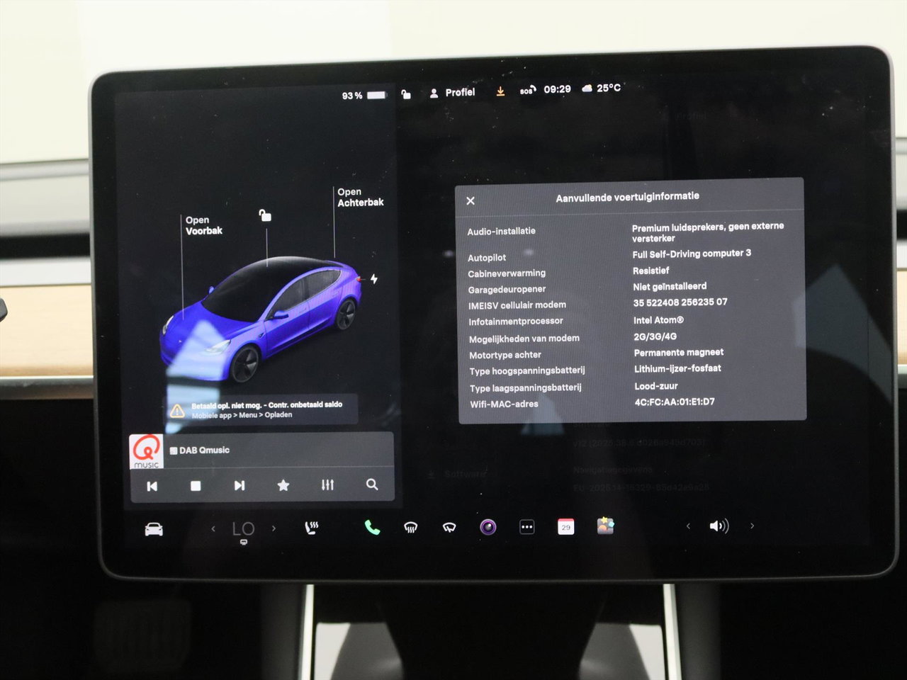 Tesla Model 3 Standard RWD Plus 89.6% Soh [ LFP-ACCU+AUTOPILOT+60 kWh+PREMIUM AUDIO ] 30