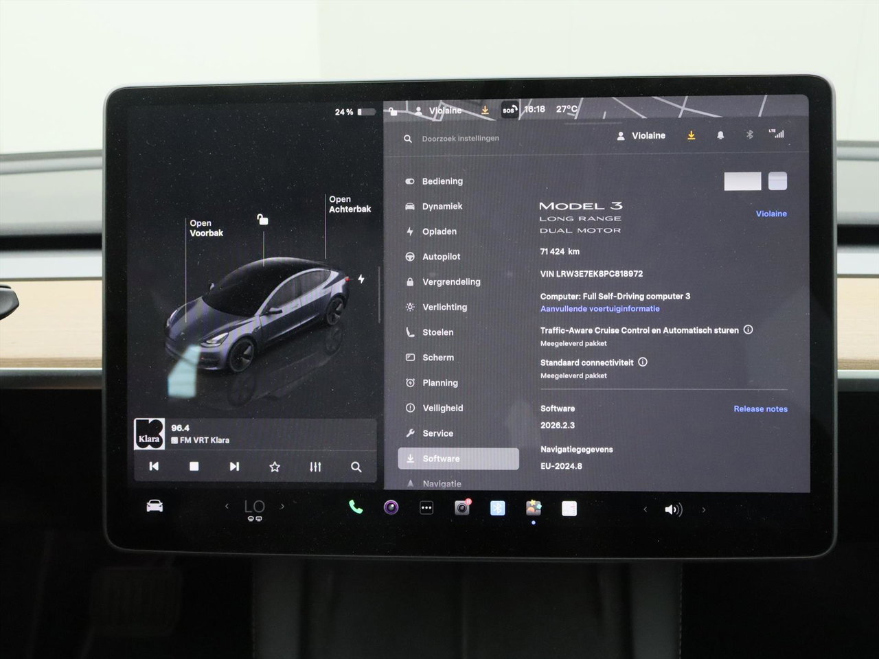 Tesla Model 3 Long-Range AWD 351pk 75 kWh UPGRADE [ RYZEN AMD+WARMTEPOMP+AUTOPILOT ] 30