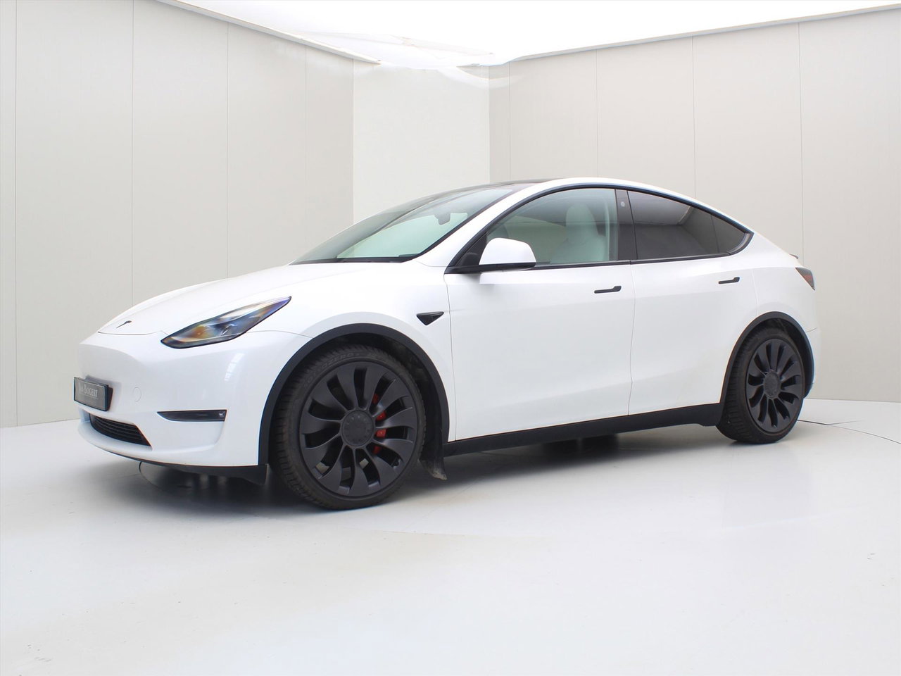 Tesla Model Y Performance 534pk AWD 90.9% SoH [ TREKHAAK+FSD+WIT LEDER+21 INCH+WARMTEPOMP+RYZEN ] 7