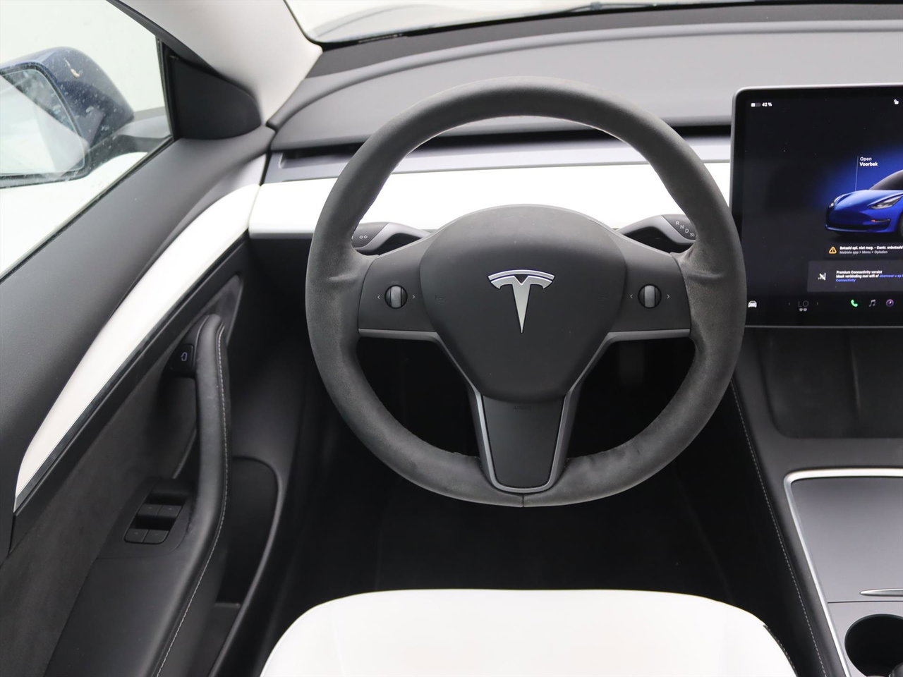 Tesla Model 3 Long-Range AWD 351pk 75 kWh 93.1% SoH UPGRADE [ WIT LEDER+AMD RYZEN+WARMTEPOMP+AUTOPILOT ] 19