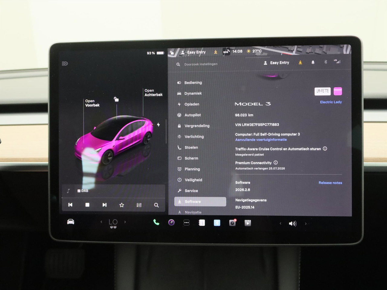 Tesla Model 3 Standard RWD Plus UPGRADE [ RYZEN AMD+LFP-ACCU+WARMTEPOMP+AUTOPILOT+60 kWh ] 30