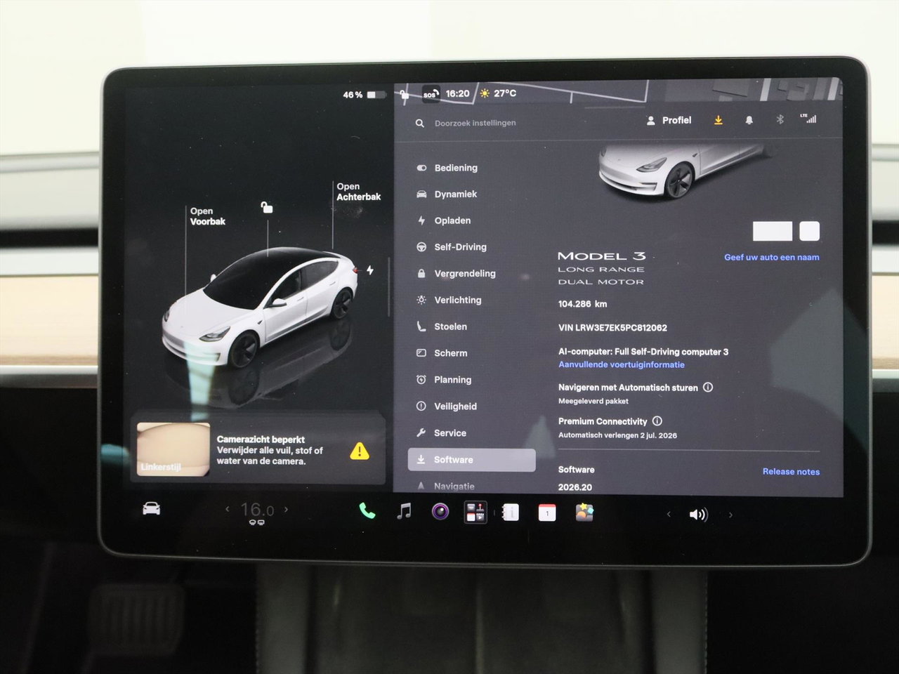 Tesla Model 3 Long-Range AWD 351pk 75 kWh 92% SoH UPGRADE [ AMD RYZEN+WARMTEPOMP+ENHANCED AUTOPILOT ] 29