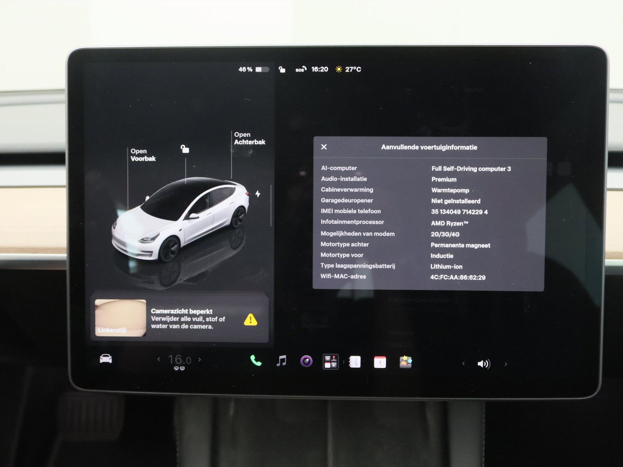 Tesla Model 3 Long-Range AWD 351pk 75 kWh 92% SoH UPGRADE [ AMD RYZEN+WARMTEPOMP+ENHANCED AUTOPILOT ] 30
