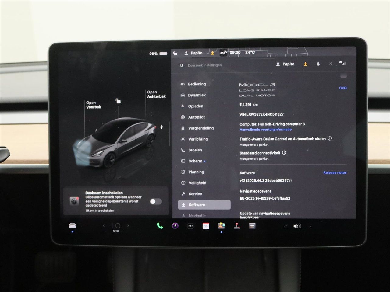 Tesla Model 3 Long-Range AWD 351pk 75 kWh UPGRADE [ RYZEN AMD+WARMTEPOMP+AUTOPILOT ] 30