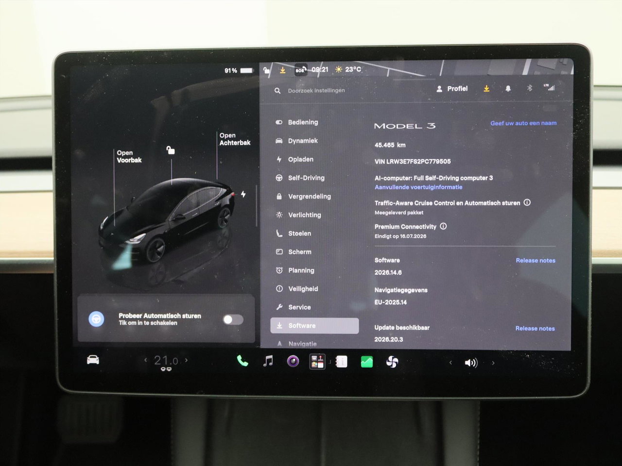 Tesla Model 3 Standard RWD Plus FACELIFT 95% SoH [ AMD RYZEN+WARMTEPOMP+AUTOPILOT+60 kWh+PREMIUM AUDIO ] 29