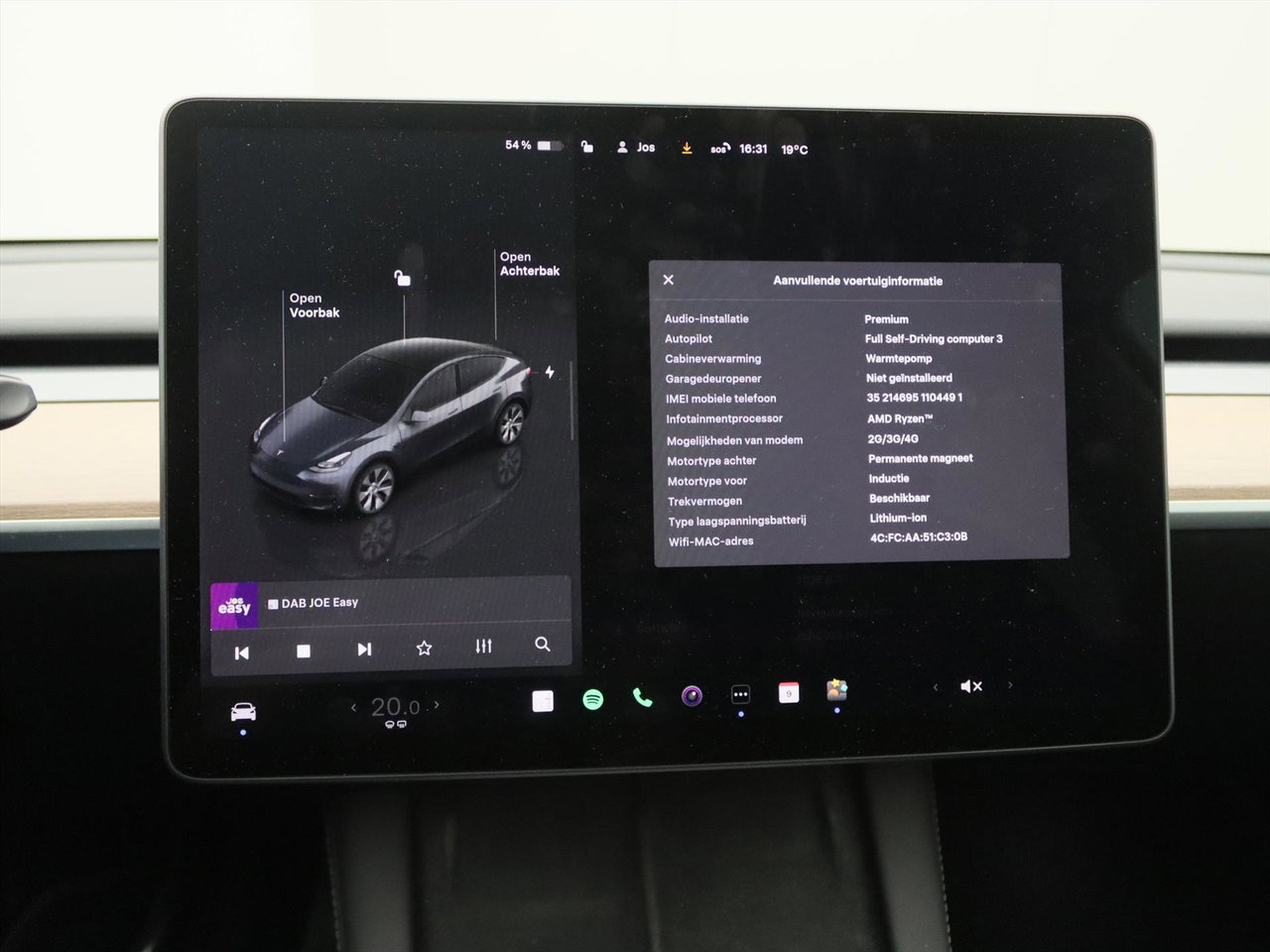 Tesla Model Y Long Range AWD 75kWh 351pk AMD RYZEN [ TREKHAAK+AUTOPILOT+19 INCH+PREMIUM AUDIO ] 9
