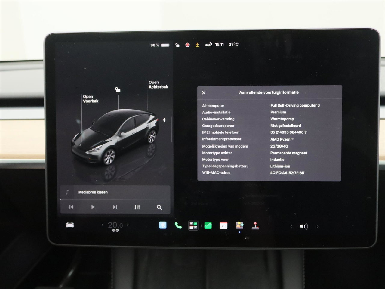 Tesla Model Y Long Range AWD 75kWh 351pk AMD RYZEN [ AUTOPILOT+19 INCH+PREMIUM AUDIO ] 29