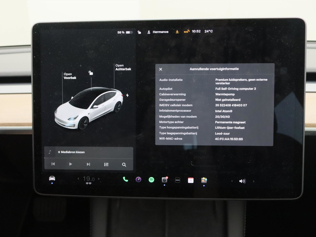 Tesla Model 3 Standard RWD Plus 90% SoH [ LFP-ACCU+AUTOPILOT+60 kWh+PREMIUM AUDIO ] 30