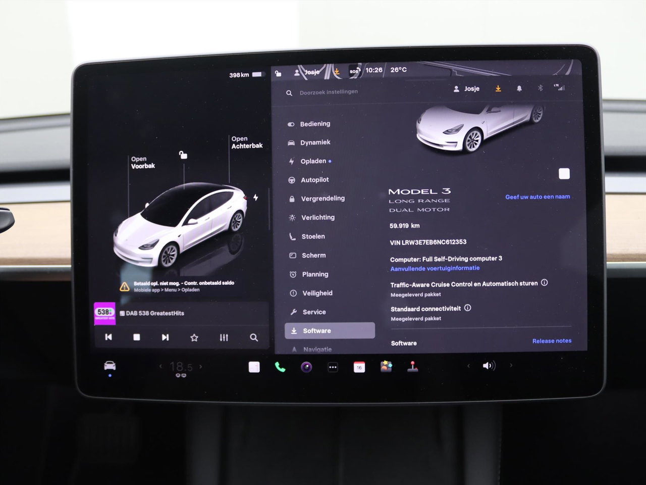 Tesla Model 3 Long-Range AWD 351pk 75 kWh UPGRADE [ AMD RYZEN+WARMTEPOMP+AUTOPILOT ] 28