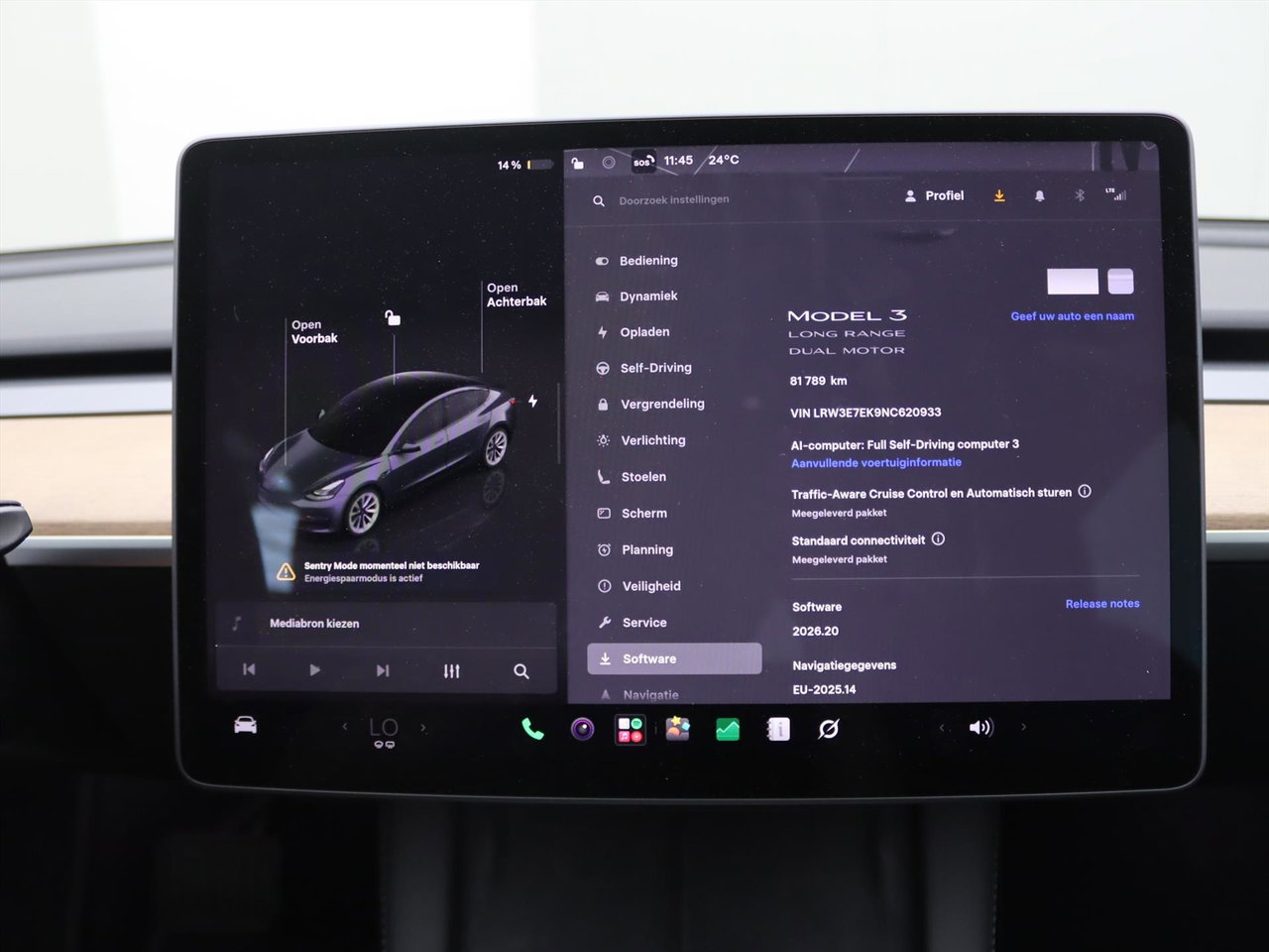 Tesla Model 3 Long-Range AWD 351pk 75 kWh 93.8% SoH UPGRADE [ RYZEN AMD+WARMTEPOMP+AUTOPILOT+PREMIUM AUDIO ] 29
