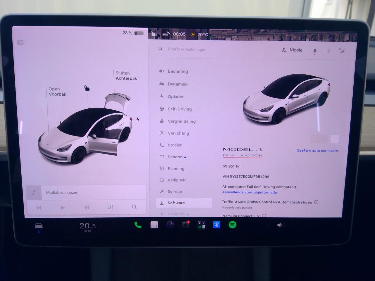 Tesla Model 3 Performance AWD 486pk 75 kWh 87.7% SoH FACELIFT [ AUTOPILOT+567KM WLTP+PREMIUM AUDIO ] 4
