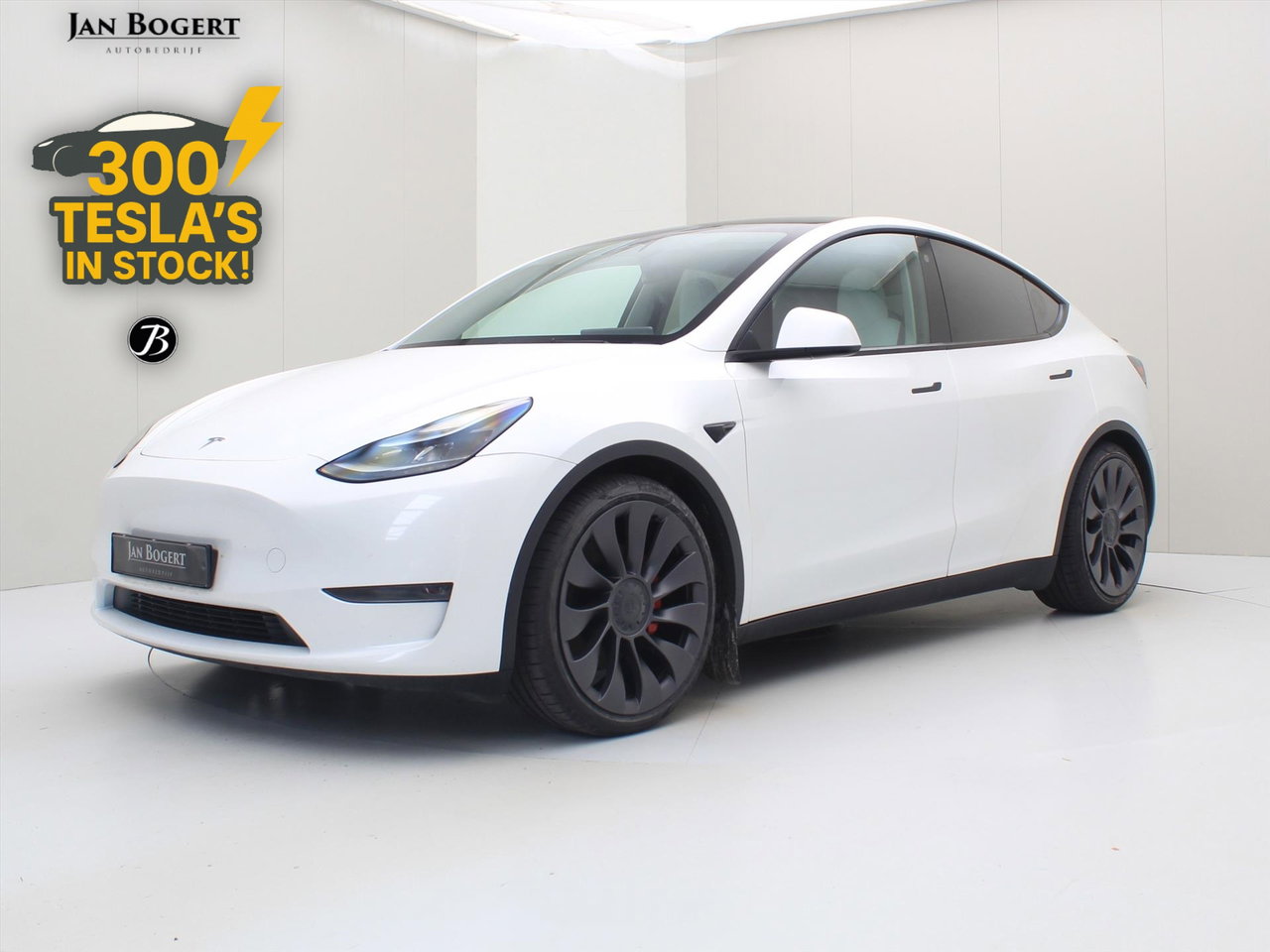 Tesla Model Y Performance 534pk AWD 91.4% SoH [ WIT LEDER+ENHANCED AUTOPILOT+21 INCH+WARMTEPOMP+RYZEN ]