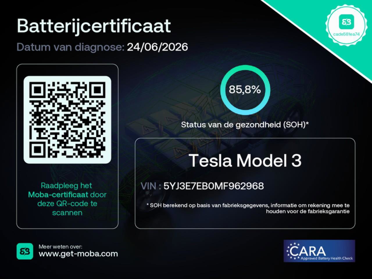 Tesla Model 3 Long-Range AWD 351pk 75 kWh 91.6% SoH FACELIFT [ TREKHAAK+LEDER+WARMTEPOMP+ENHANCED AUTOPILOT ] 2