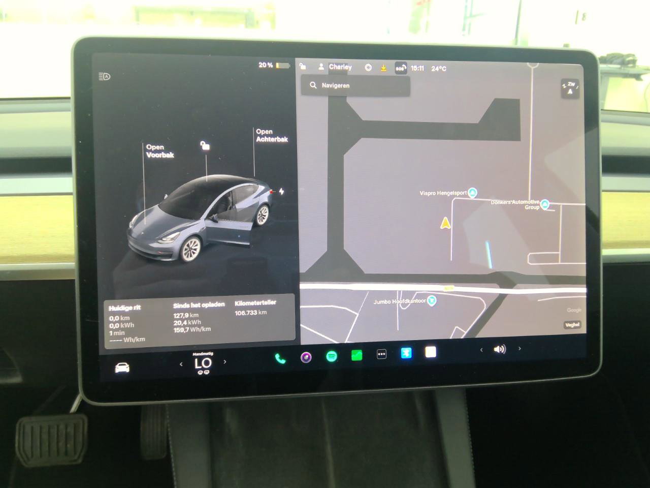 Tesla Model 3 Long-Range AWD 351pk 75 kWh 91,8% SoH FACELIFT [ TREKHAAK+WARMTEPOMP+AUTOPILOT+PREMIUM AUDIO ] 16
