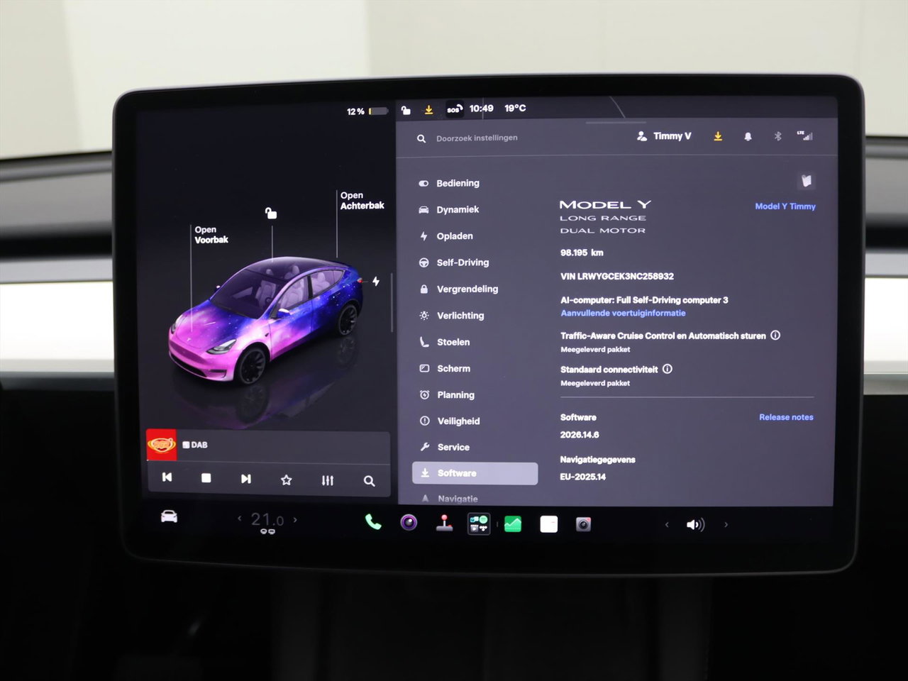 Tesla Model Y Long Range AWD 75kWh 351pk AMD RYZEN [ WIT LEDER+AUTOPILOT+20 INCH+PREMIUM AUDIO ] 30