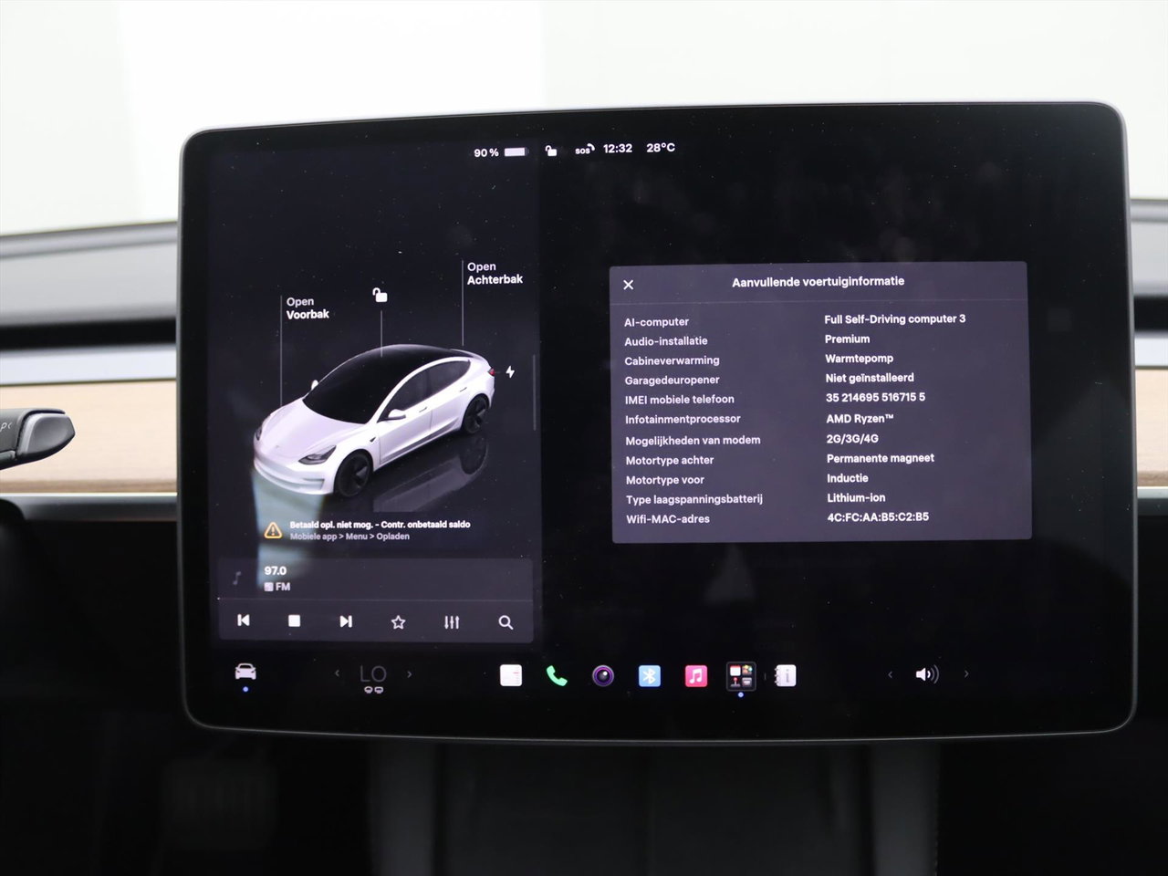 Tesla Model 3 Long-Range AWD 351pk 75 kWh UPGRADE [ AMD RYZEN+WARMTEPOMP+AUTOPILOT ] 30