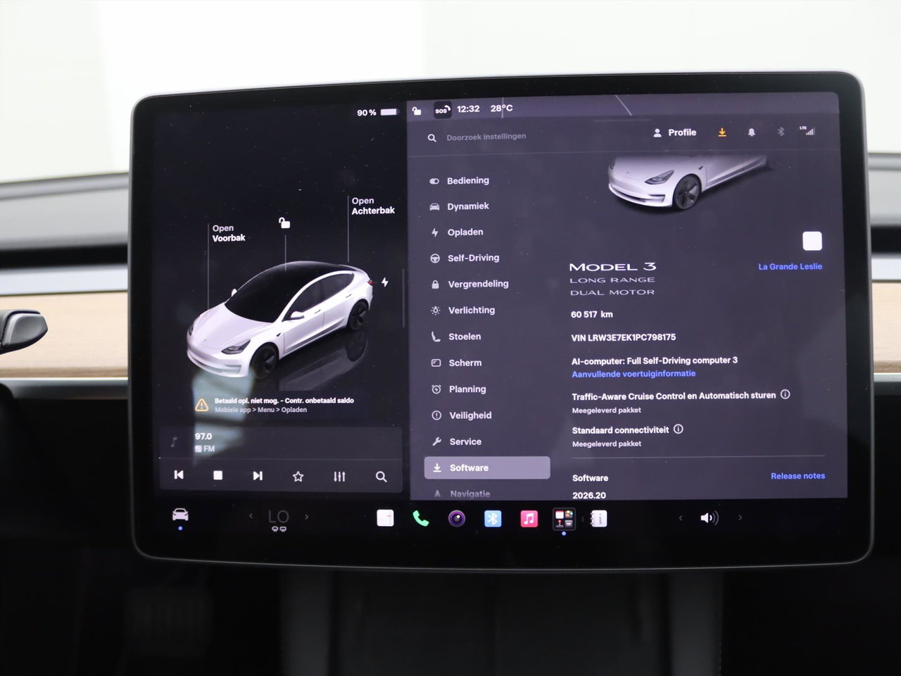 Tesla Model 3 Long-Range AWD 351pk 75 kWh UPGRADE [ AMD RYZEN+WARMTEPOMP+AUTOPILOT ] 29