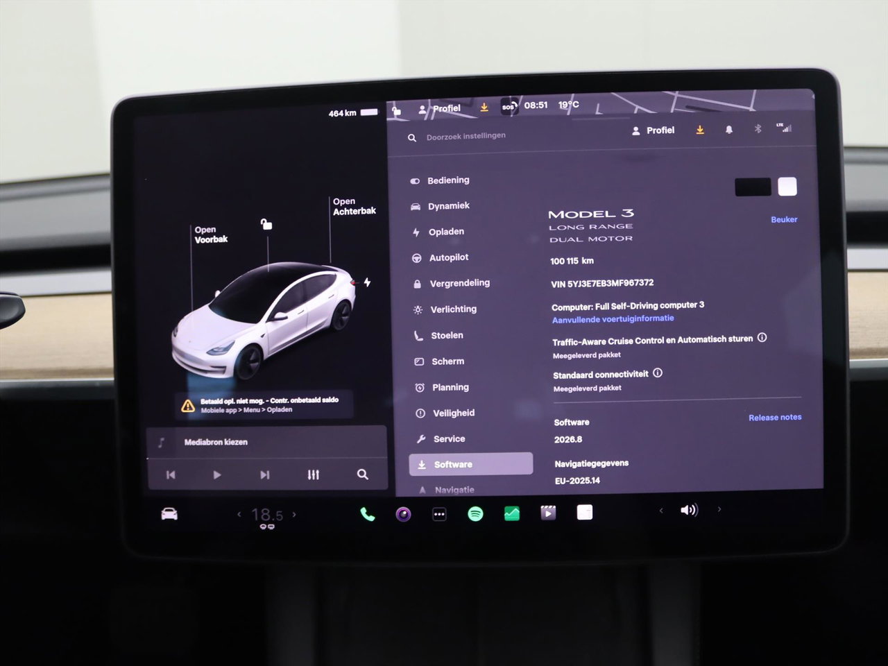 Tesla Model 3 Long-Range AWD 351pk 75 kWh FACELIFT [ WARMTEPOMP+AUTOPILOT+620KM WLTP+PREMIUM AUDIO ] 30