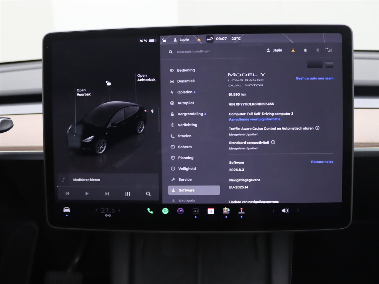 Tesla Model Y Long Range AWD 351pk [ AMD RYZEN+AUTOPILOT+19 INCH+PREMIUM AUDIO ] 30