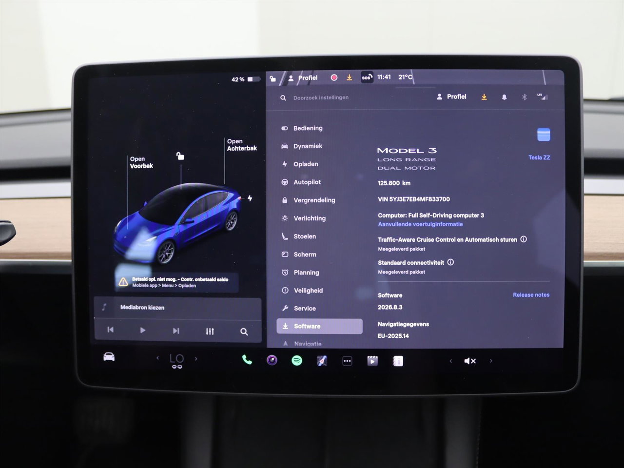 Tesla Model 3 Long-Range AWD 351pk 75 kWh FACELIFT [ WARMTEPOMP+AUTOPILOT+PREMIUM AUDIO ] 26