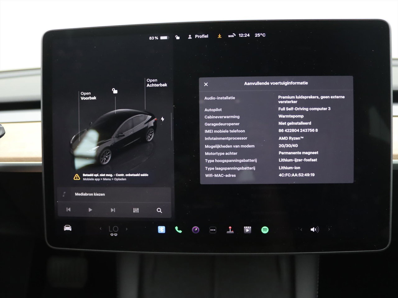 Tesla Model 3 Model 3 Standard RWD Plus FACELIFT 93.7% SoH [ AMD RYZEN+LFP-ACCU+WARMTEPOMP+AUTOPILOT ] 29