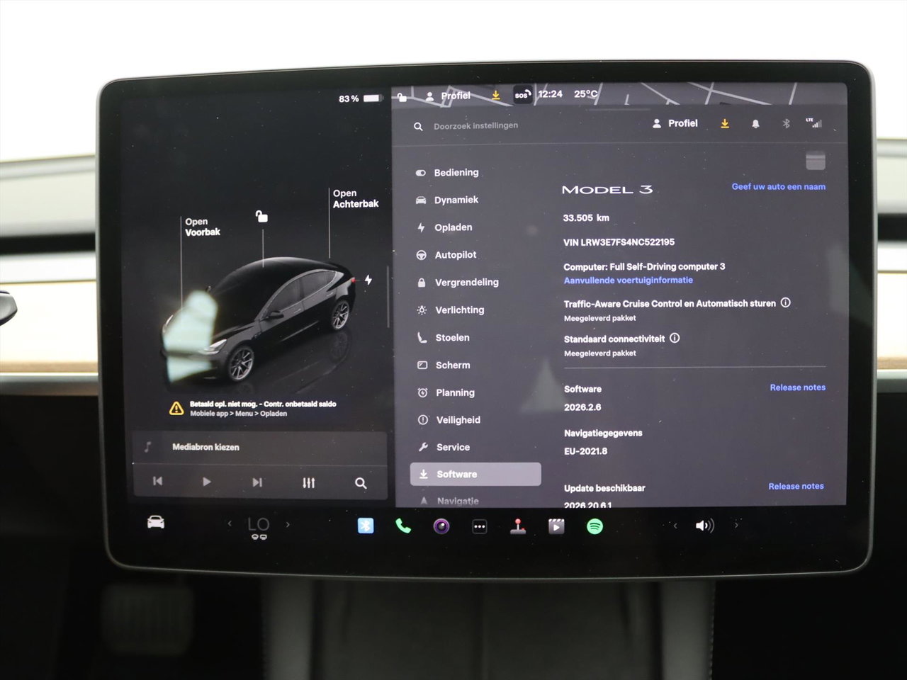 Tesla Model 3 Model 3 Standard RWD Plus FACELIFT 93.7% SoH [ AMD RYZEN+LFP-ACCU+WARMTEPOMP+AUTOPILOT ] 28